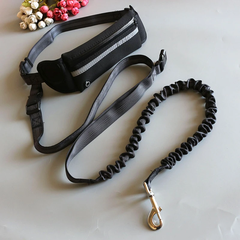 Эластичный поводок для собак светоотражающий шнур бега и ходьбы | Дом сад