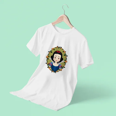 Look T-Shirts Summer Fashion Cinderella Girls Tops Tees KawaiiCasual Mama and Daughter Harajuku T Shirts Dropship