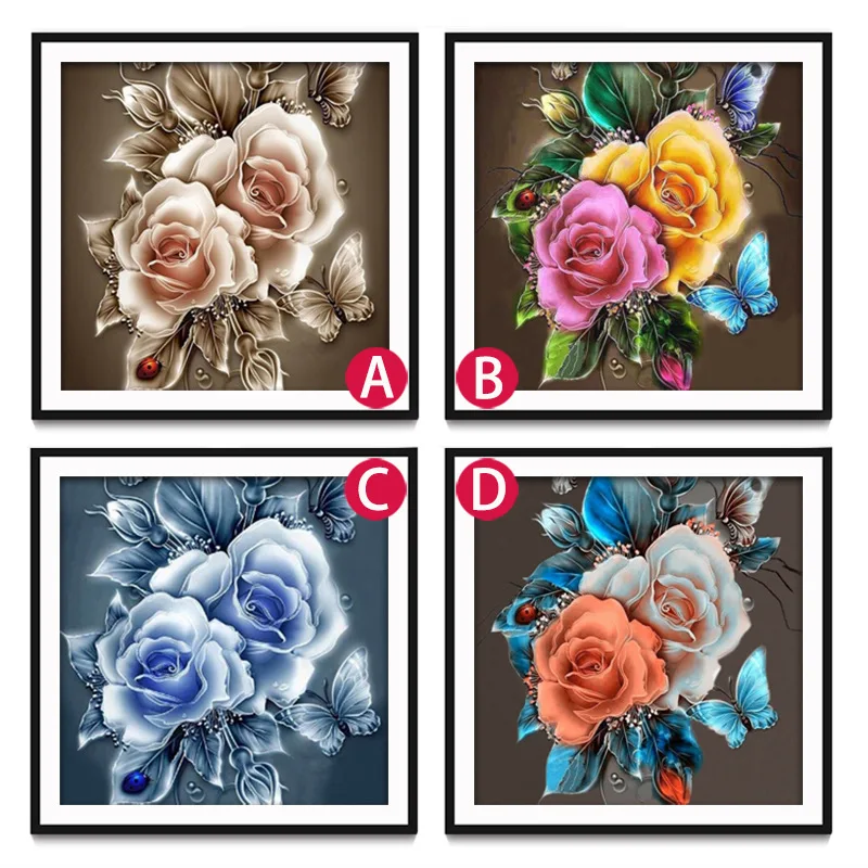 

DIY Diamonds Scenery Floral Diamond Painting Full Round Landscape Picture Of Rhinestone Mosaic Flowers Decor Home Handmade Gifts