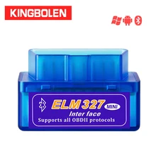 Elm327 mini bluetooth v2.1 obd2 interface ferramenta de diagnóstico automático elm 327 leitor código para android torque obdii adaptador