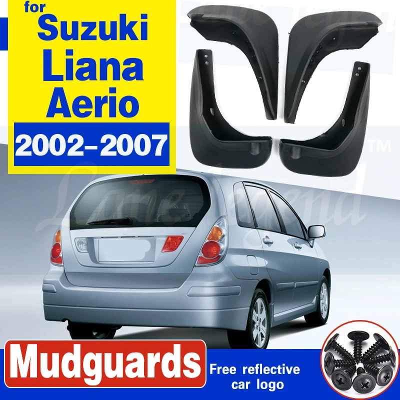 Брызговики для Suzuki Liana Aerio SX Baleno 2002 2007 2003 2004 2005 2006|Грязезащита| |