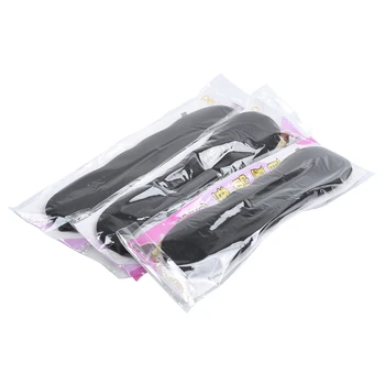 

3pcs Black Sponge DIY Hairstyle Hair Ponytail Bun Maker Holder 9" for Lady