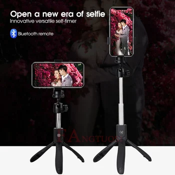 

FANGTUOSI bluetooth Wireless Selfie Stick Extendable Foldable Monopod Mini Tripod For IOS Android Phone