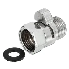 G1/" Полный латунь душевая головка клапаны контроль потока запорный клапан соединитель муфта для Аксессуары для ванной комнаты