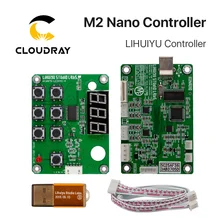 Cloudray LIHUIYU M2 Nano лазерный контроллер материнская основная плата+ панель управления+ ключ B система гравер Резак DIY 3020 3040 K40