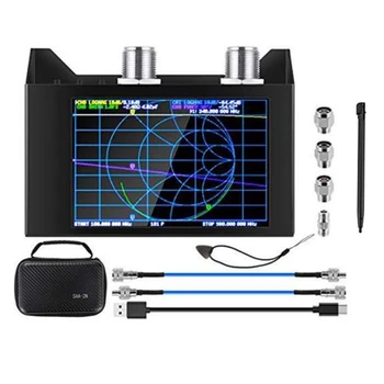 

SAA-2N V2.2 Vector Network Analyzer 50KHz-3GHz HF VHF Antenna Analyzer Measuring S Parameters with 4Inch Display Case