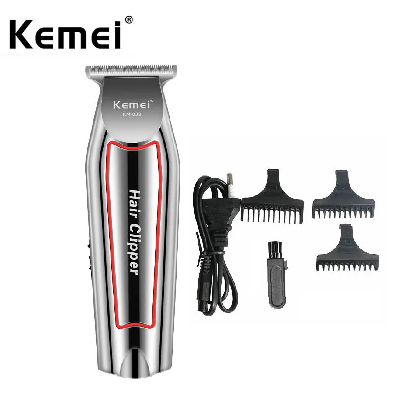 Электрический триммер для волос Kemei 032 перезаряжаемый беспроводной мужчин бороды