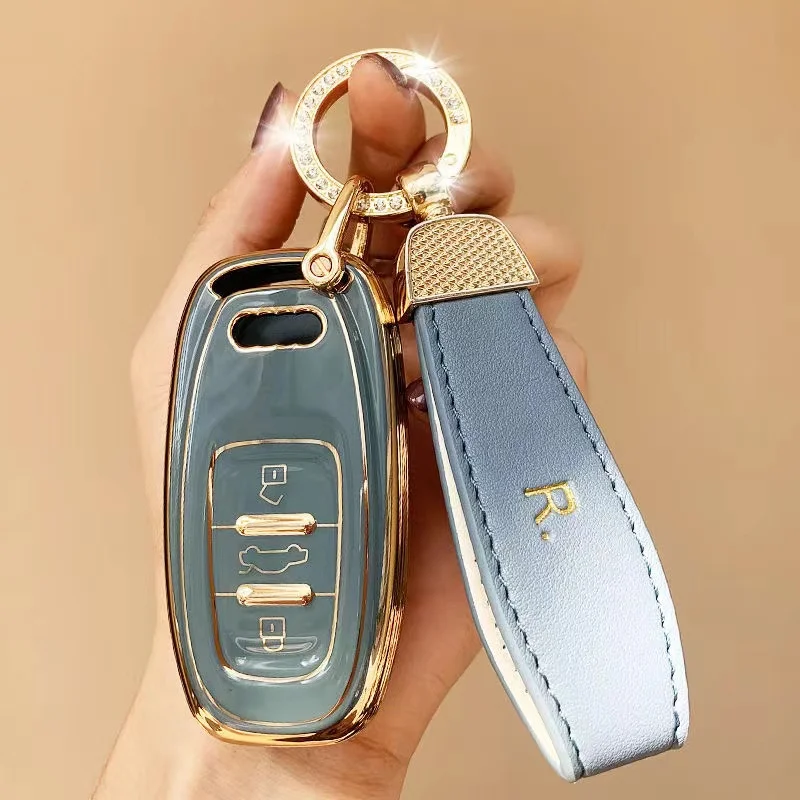 Cover Chiave/telecomando per auto Audi applicare a A3 A4 A5 A6L A7 Q3 Q7 Q5L TT R8 - Hdc8c0634528b4d9cb5ed45cb93df2982e