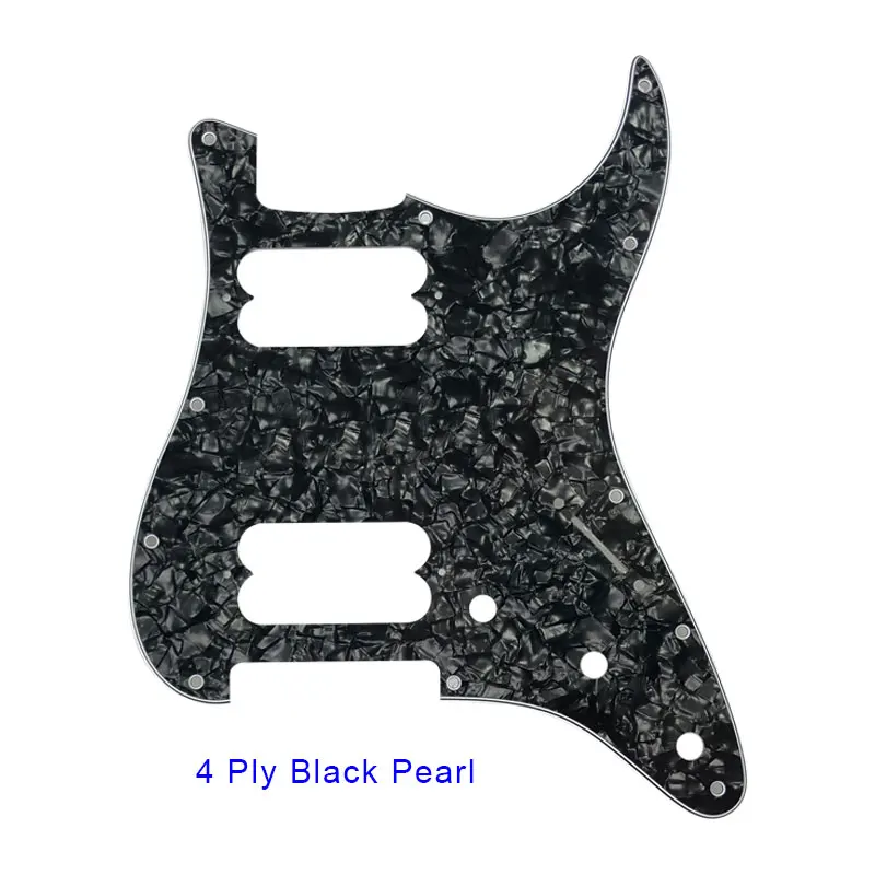 Pleroo Guitar Parts - For FD  US 11 Mounting Screw Hole Standard Start Player HH Guitar pickguard Double pickup screw hole