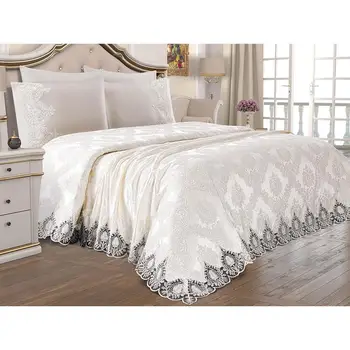 

Çeyizdiyarı French Laced Tulip Pique Pack Cream