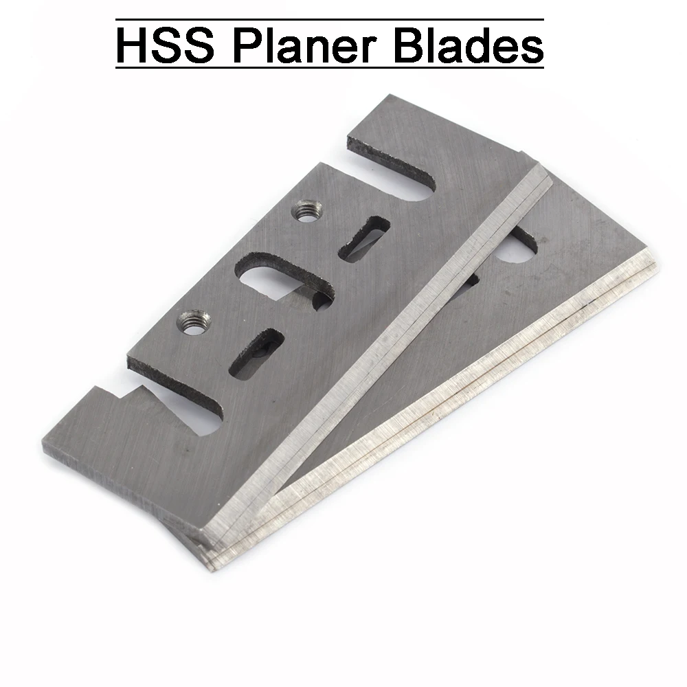 

2PCS Planer Blades Replacement Electric HSS Planer Knife Blades 82MM Planer Cutter For Woodworking Power Tools Accessories