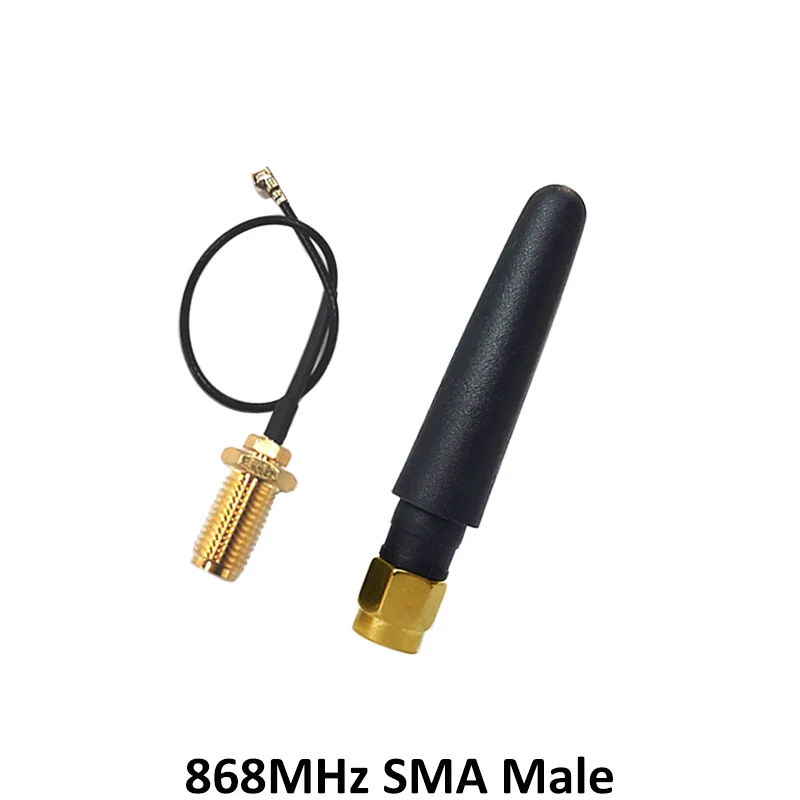 868 МГц 915 lora антенна 2 дБи SMA Штекерный разъем GSM Водонепроницаемая + 21 см коридор