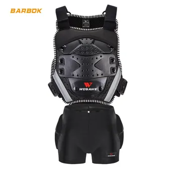 

WOSAWE Kids Motorcycle Armor Suits Vest Elbow Kneepad Protector Set Skateboard Hockey Roller Bike Bicycle Snowboard Ski Kit
