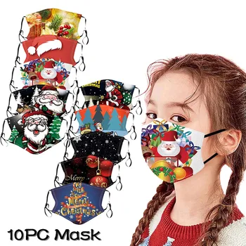 

Mascarilla 10pc Children Mouth Mask for Protection Face Mask masque Washable Earloop Mask Protection Face Masks Mascarilla