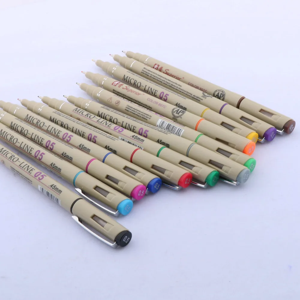 1pc 05mm Needle Drawing Line Micron Pen Art Markers