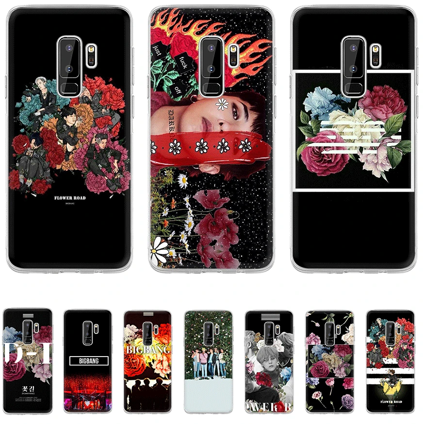

Phone Case For Samsung Galaxy J1 J2 J7 J5 J6 J3 Prime Hard Cover Protection KPOP BIGBANG Flower Road