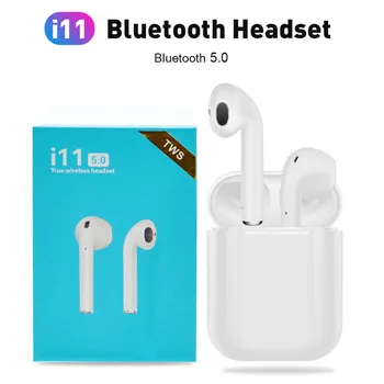 

I11 TWS Wireless Bluetooth 5.0 Earphone Stereo 3D Headphone i11 Bluetooth Sport Earbuds Headset for iPhone Samsung Xiaomi Huawei