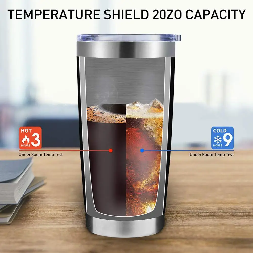 Термос из нержавеющей стали стакан для кофе с двойными стенками вакуумная Изолированная бутылка для воды для путешествий кружка кофейная чашка термофляга