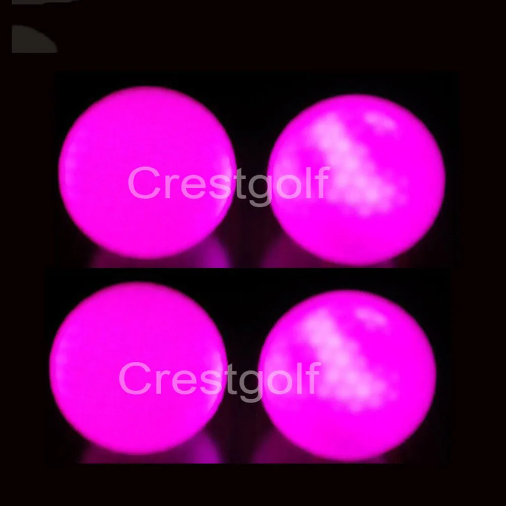 4 шт. в упаковке CRESTGOLF Hi Q USGA светодиодные мячи для гольфа ночных тренировок