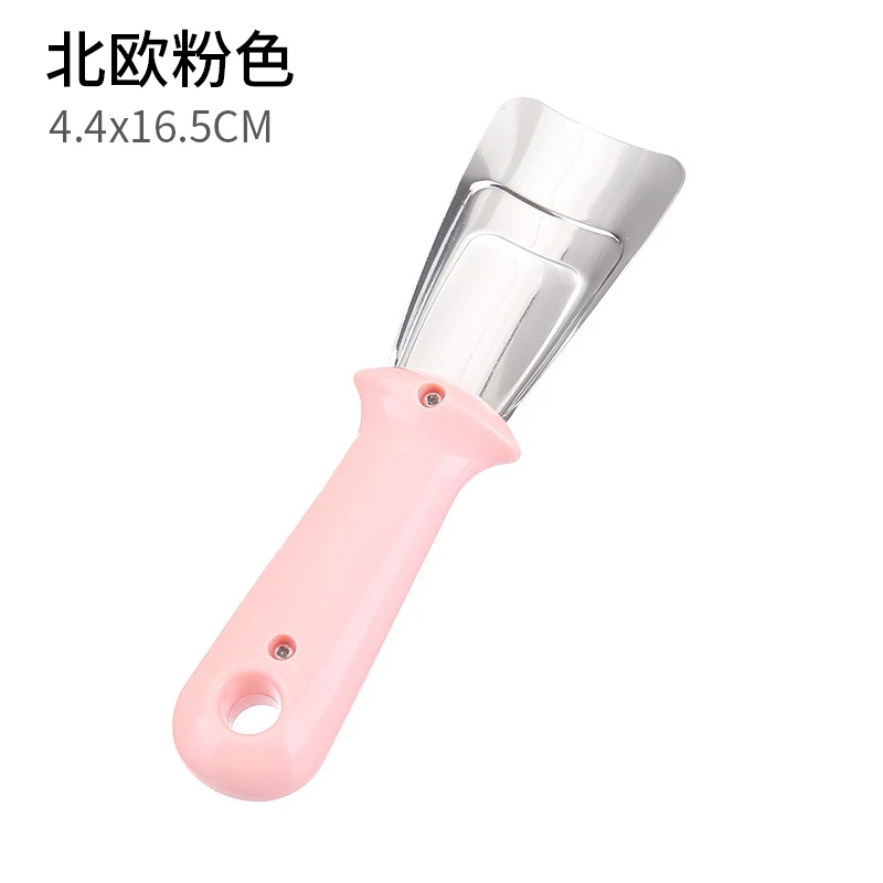 pink Морозильная камера из нержавеющей стали лопатка для льда холодильник слайсер E699 бытовой чистящий гаджет лопатка для льда Defroster Лопата - Цвет: pink