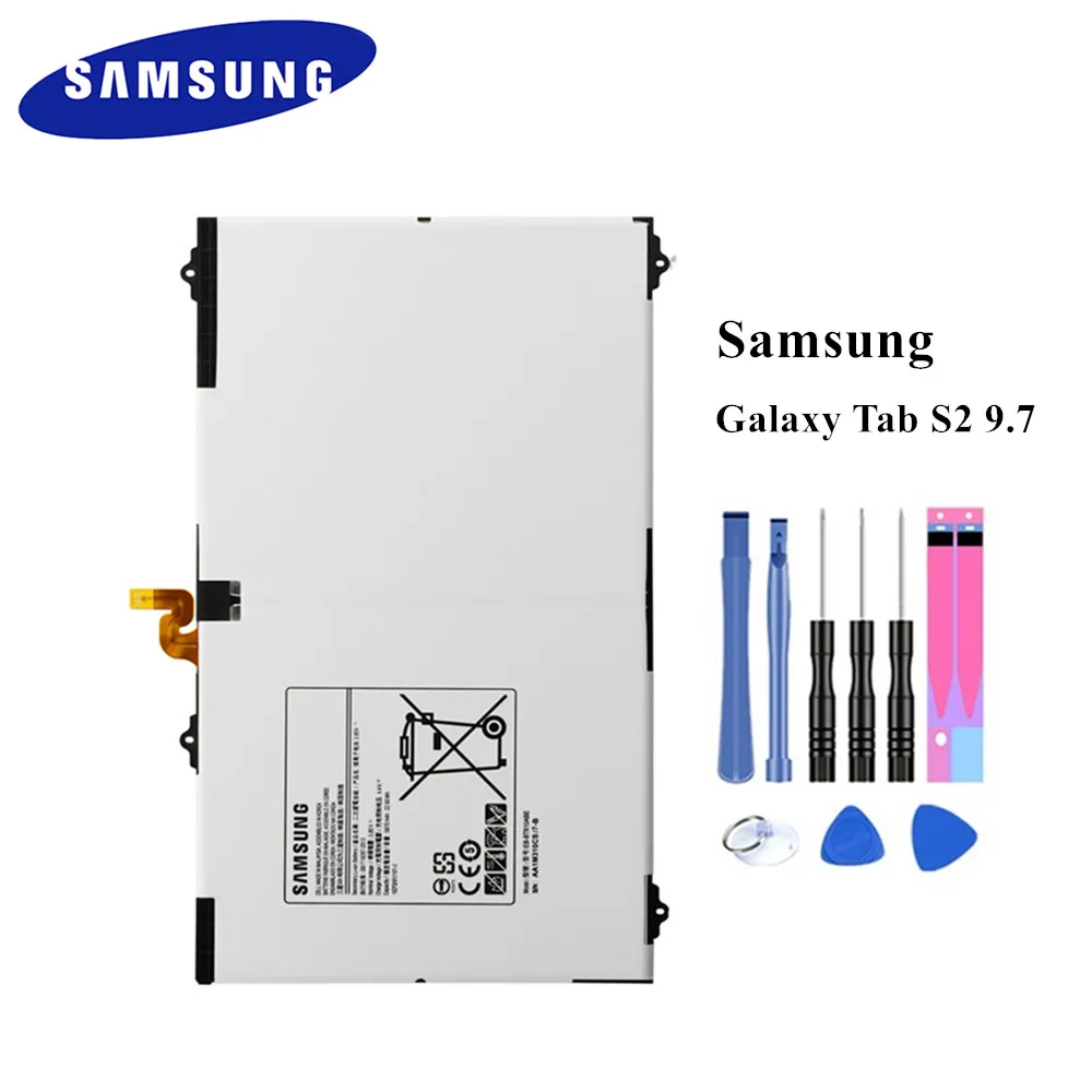 samsung планшет Батарея EB-BT810ABE для Galaxy Tab S2 9,7 SM-T815 SM-T810 SM-T817A T815C T813 T819C 5870 мА/ч+ Инструменты