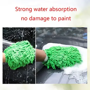 

Hot Car Cleaning Drying Gloves Ultrafine Fiber Microfiber Window Washing Tool Home Cleaning Car Wash Glove for Car Paint Care