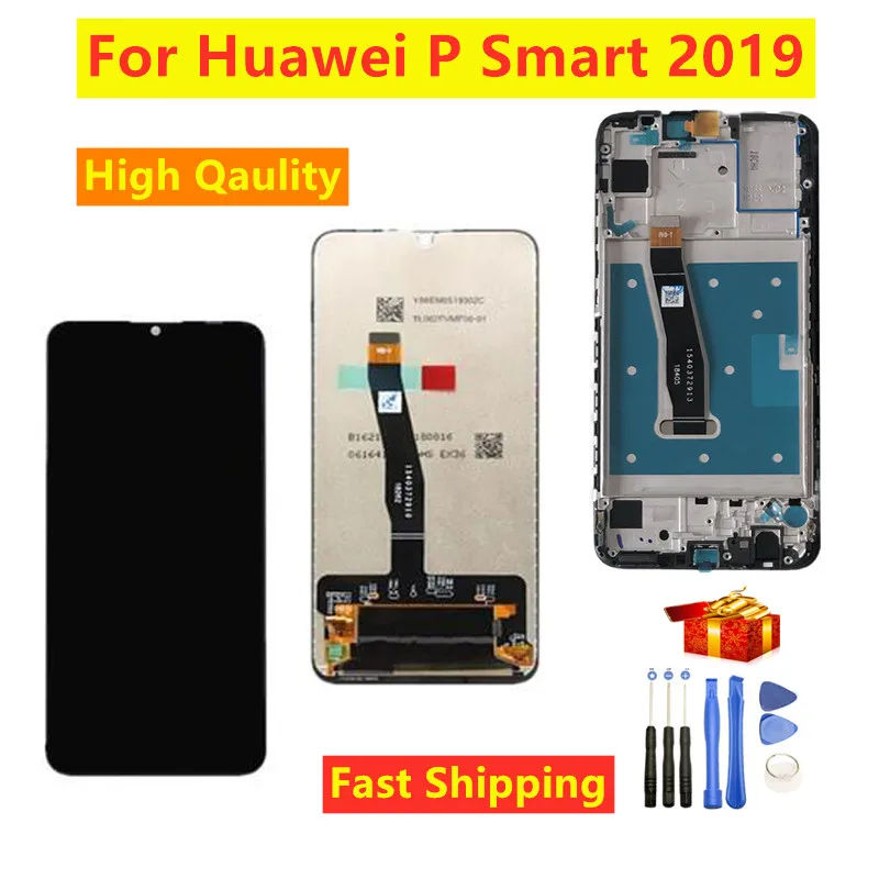 

6.21" Screen For Huawei P Smart 2019 LCD Display Touch Screen Digitizer Assembly Replacement For P smart 2019 POT-LX1 LX3 LX1AF