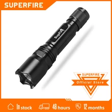 

Supfire C2 CREE Q5 Portable LED flashlight 18650 USB Rechargeable Camping Waterproof Tactical Self Defense Torch Light