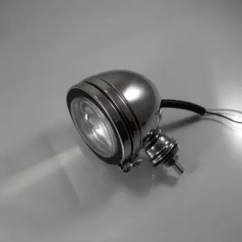 

Motorcycle Chrome Bullet Passing Driving Spot Head Light Clear Lens For Harley Honda Magna MT125 Triumph Victory Chopper Cruiser