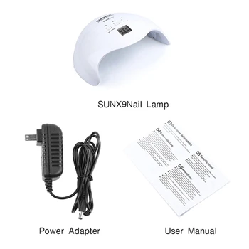 

40W Nail Lamp UV Dryer LED Gel Timer Settings Manicure Machine Curing Light