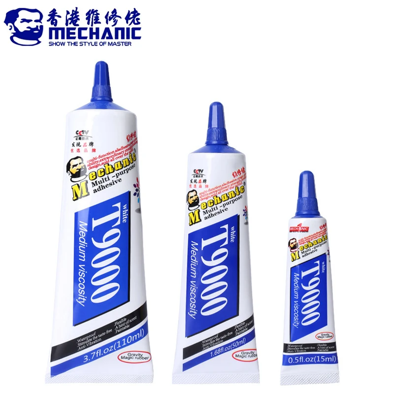 MECHANIC T9000 Epoxy Resin Liquid Adhesive White Glue Environmental Protection Universal Glue For Phone Frame Repair Tool