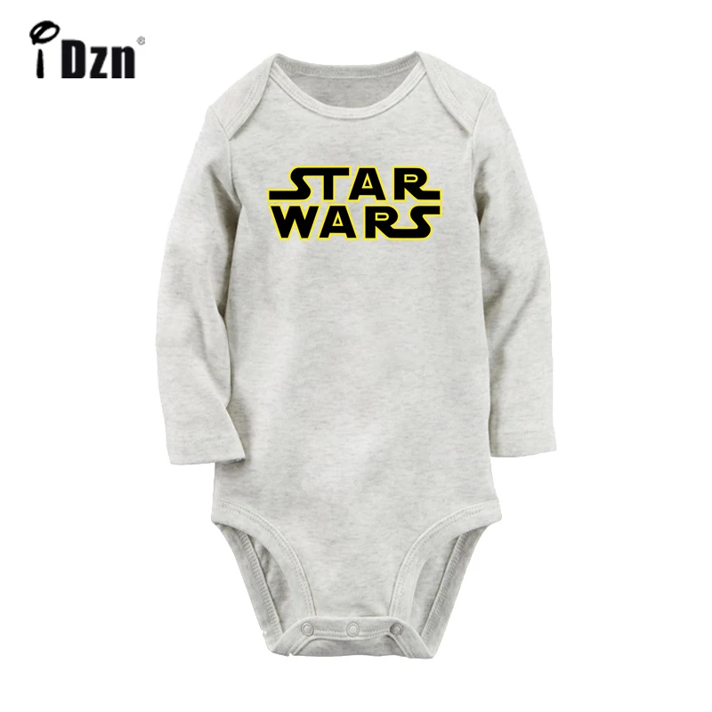 Звездные войны, Пробуждение силы, сопротивление BB-8, есть сон, JDM стикер BOM, боди для новорожденных, ползунки для малышей, комбинезон с длинными рукавами - Цвет: JcBaby638GC