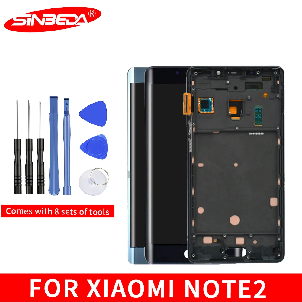 Оригинальный ЖК дисплей для Xiaomi mi Note 2 сенсорная панель дигитайзер в сборе замена