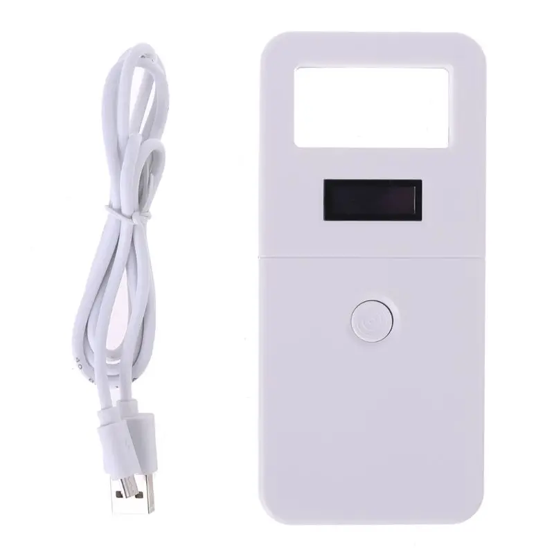 FDX-B Animal pet id reader chip transponder USB RFID handheld microchip scanner for dog cats horse |