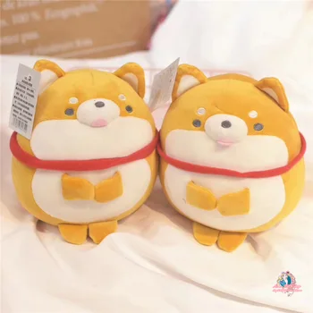 

12pcs/lot Corgi Shiba Inu Plush Doll Toys Japan Mocchi Corgi Dog Figure Plush Super Stuffed Animals Doll Kids Toys For Gift 20cm