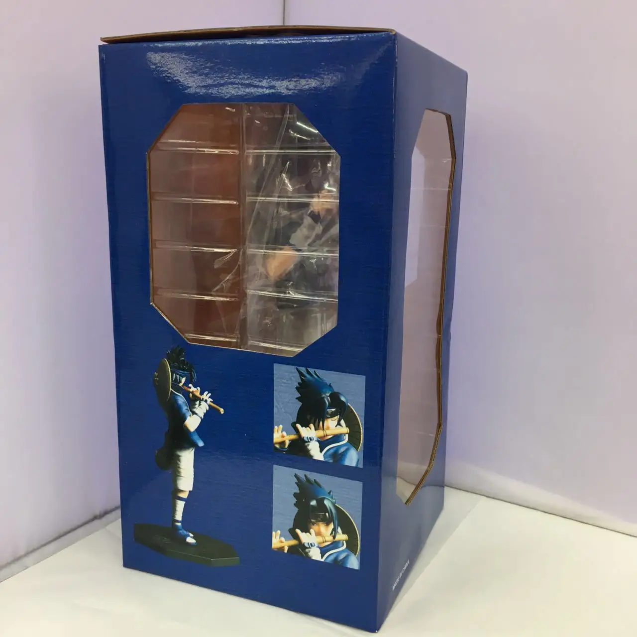 Naruto Shippuden Uchiha Sasuke письмо круглые глаза флейта в коробке гаражный комплект
