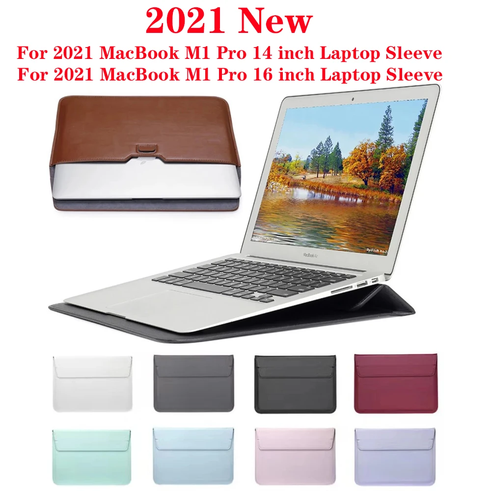 Per 2021 Macbook M1 Chip Pro 14 Max 16 14 Pollici Custodia Per Laptop Borsa Per Mac Book Nuovo M1 Pro 16 Max 14 Accessori Per Laptop