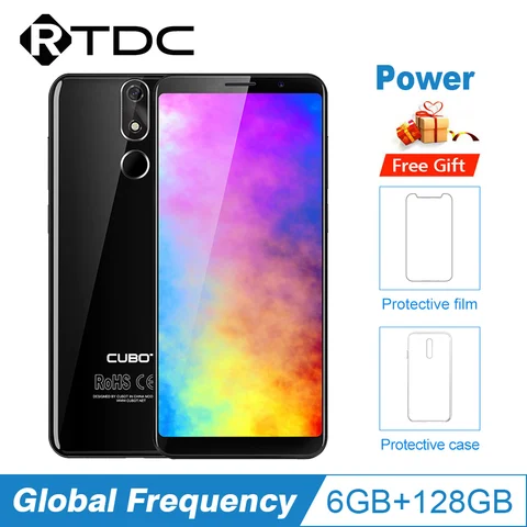Cubot Power 5 99 Inch Android 8 1 MT6763T Octa Core Smartphone 16 0MP RAM 128G ROM 6000mAh Fingerprint Mobile Phone