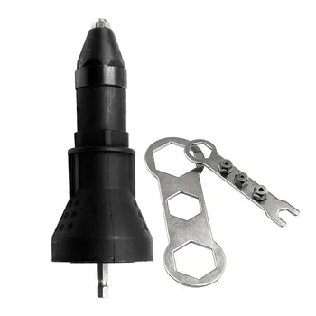 

Convertible Nozzle Riveter Adapter Household Tools Blue Hand Power Insert Nut Electric Drill Tool