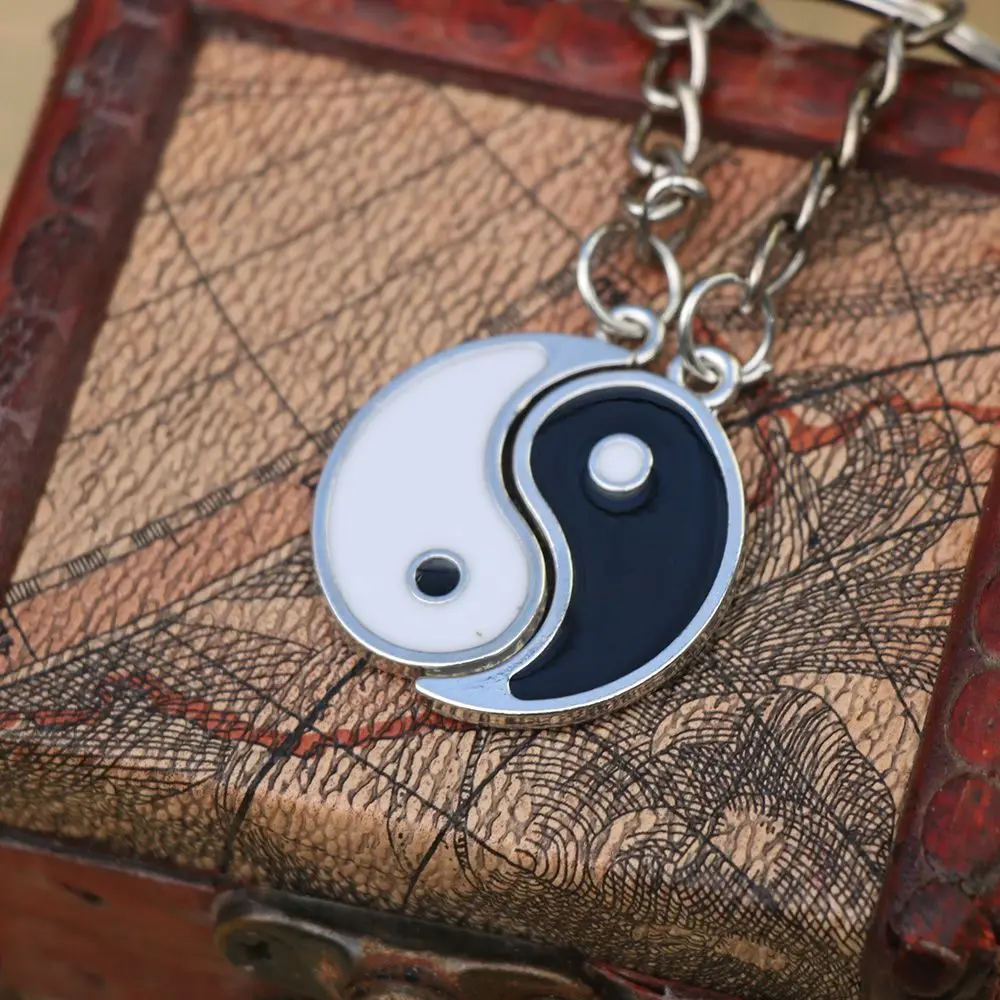 Брелок для ключей Yin Yang 1 пара|Кольца ключей| |