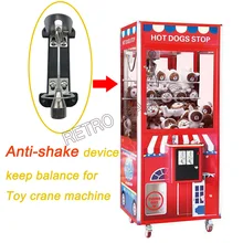 Dispositif anti-vibration pour maintenir l'équilibre, pour flipper,machine de jeu d'arcade, appareil à grue jouet, en forme d'arrache-clou, distributeur automatique,