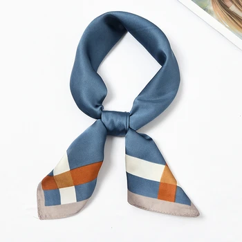 

Printing Hotel Waiter Flight Attendants Business Imitate Silk Scarf 70*70cm Fashion 40 Styles Women Girl Elegant Square Scarf
