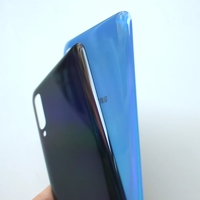 Samsung Galaxy A70 оригинальная задняя крышка для батареи задняя дверь Корпус 3D Стекло Замена Ремонт Часть защитный чехол с логотипом