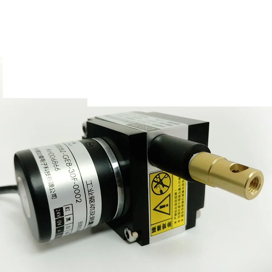 Puxe o tipo Eletrônico da Precisão da Régua do Fio da Tração do Codificador da Corda do Fio da Tração do Sensor da Corda do Deslocamento do Fio Dentro do Curso de 1200mm Codificador Corda Tração do da Fio