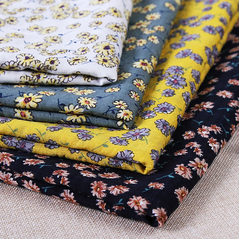 Lychee Life 50x140 см Ткань с цветочным принтом модные красочные ткани DIY ручной работы Швейные принадлежности для одежды украшения