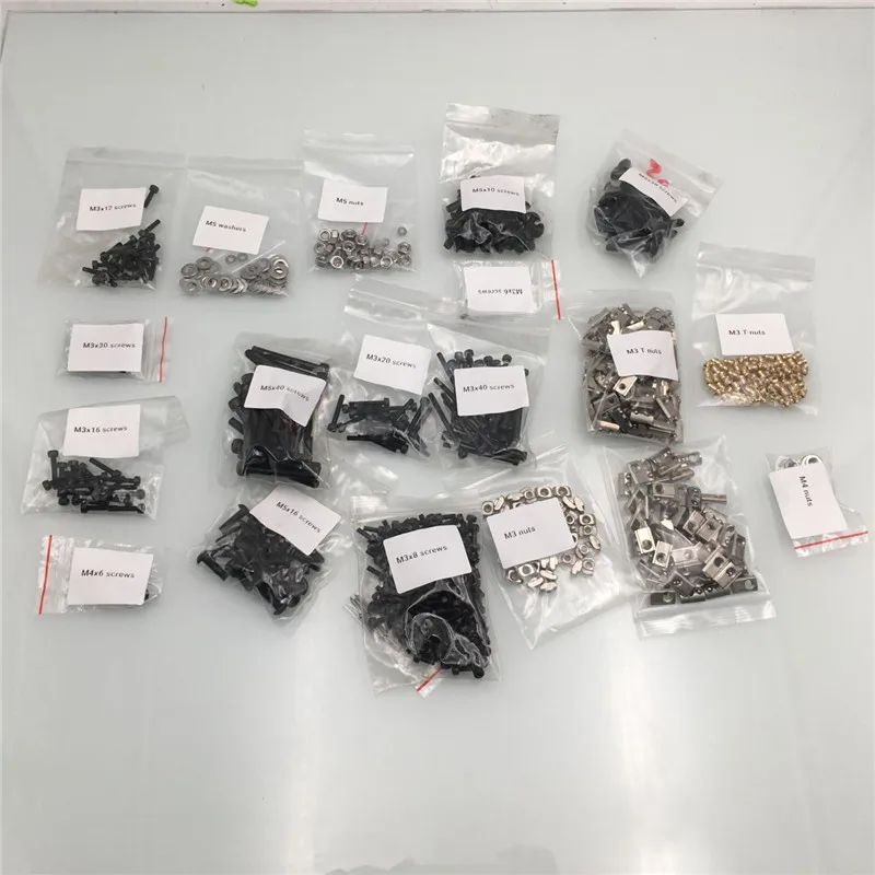 Voron 2.4 3d printer project fasteners screws nuts
