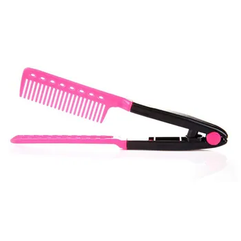 

1PC High Quality Professional Pro Salon Hair Styling Tools Hair Comb Plastic Hair Brush Hairdressing Barbers Handle Brush