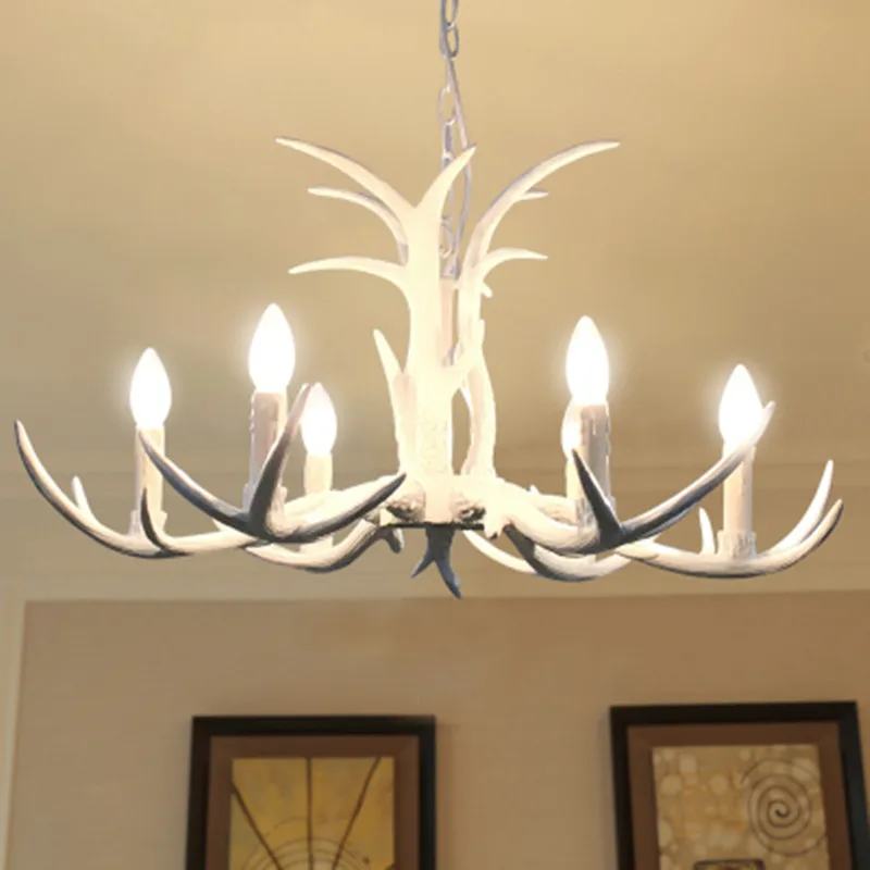Современный светодиодный подвесной светильник Chandelire E14, подвесной светильник, промышленный светильник оленьи рога, Светильники для гостиной, кухни
