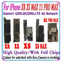 

ML1 2022 Free iCloud Unlocked For iPhone 11 Pro Max & XS & XR & XS MAX Motherboard 256GB 128GB 64GB Logic board With IOS Support