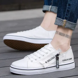 Breathable Mesh Athletic Shoes Men's Summer Students Solid Color Board Shoes MEN'S Casual Shoes Yellow Shoes New Style New